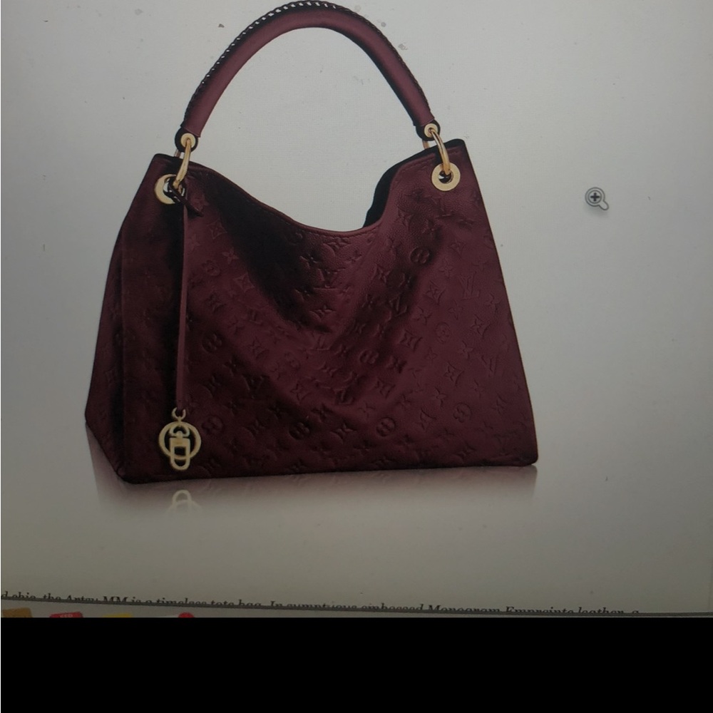 Louis Vuitton Empreinte Artsy Burgundy & Matching Wallet